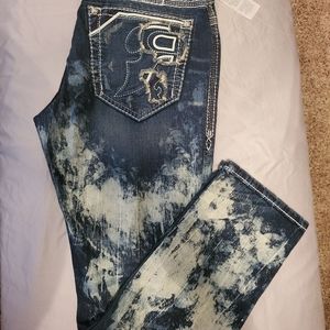 Mens Rock Revival jeans